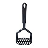 Nylon Potato Mashers Durable Potato Masher Black Potatoes Masher Baby Food Masher with Non Slip Handle for Mashed Potatoes Fruits Vegetables