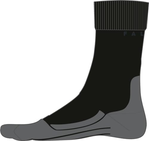 FALKE Women's RU4 Running Socks Medium Cushioning Anti-Blister Mid-Calf Length Vegan Quick-Drying Breathable Cotton Functional Yarn 1 Pair