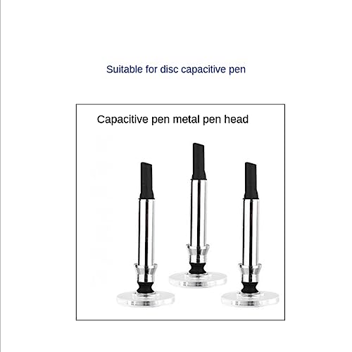 Kqcibz 10PCS Universal Stylus Pen Transparent Disc Capacitive Screen Touch Pen Replacement Tip Drawing Writing Nib Pencil