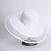 Bollrllr Black White Beach Hat Wide Brimveil Netting Floppy Big Brim Women Summer Straw Hats