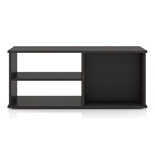 Image of Urban Ladder Liam Rectangular Engineered Wood in Dark Wenge Finish | Coffee Table | Centre Table for Living Room Wooden
