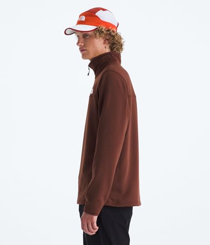 Image of THE NORTH FACE mens Cedar Trail Grid Fleece Quarter Zip Jacket | Cold Weather Top With Durable, Reinforced Bindings