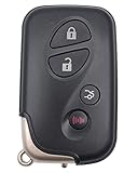 Horande Replacement Key Fob Shell Fit for Lexus ES GS is LS LX ES350 GS300 GS350 GS430 GS450h ISC IS250 IS350 LS460 LS600h Key Fob Cover Case