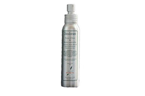 izilbio – Desodorante spray Pierre 'Alun y aceites esenciales: lavanda, menta, tomillo, eucalipto, Madera de cedro – 90 ml