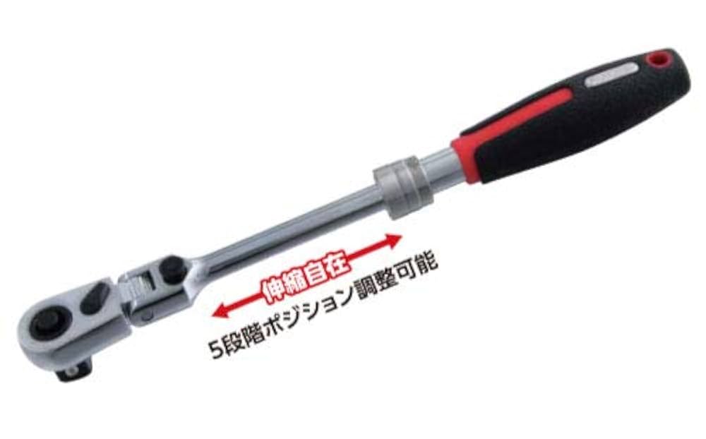 Amazon | スエカゲツール(株) Pro-Auto 3/8DR.伸縮式フレックス