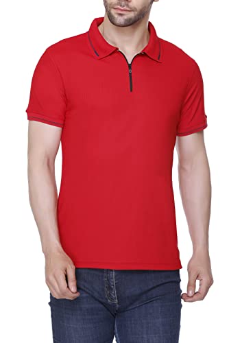 Image of Colors & Blends - Men's Activewear Zipper Polo