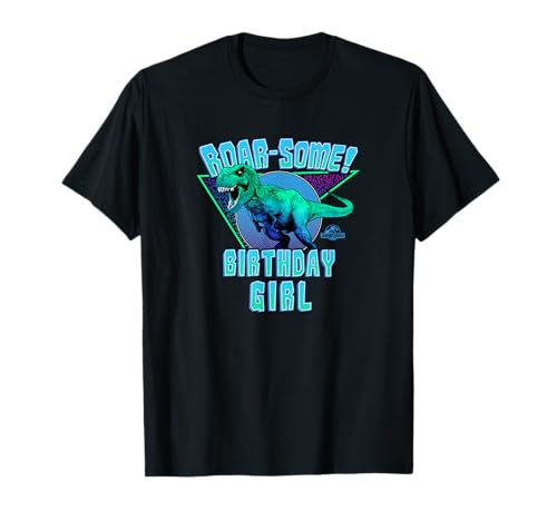 T-Shirt Jurassic World Fille pour souffler ses bougies lors d'un goûter d'anniversaire