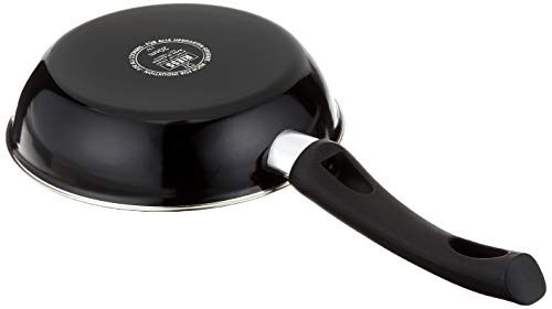 Foto von Riess, 0051-022, Gourmet Pfanne Ø 20cm, Classic, SCHWARZEMAILLE, Schwarz, Volumen (empf.): 1,0 Liter, Herstellung in Österreich, LBH: 39,4x21,2x6,8cm, 0,918kg, Emailliert