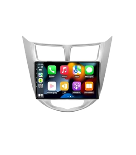 Navegador GPS Android 15 para Hyundai Solaris 1 con Carplay y cámara trasera