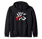 Color Rojo Hustling 'Till it Rains gráfico Rojo Sudadera con Capucha