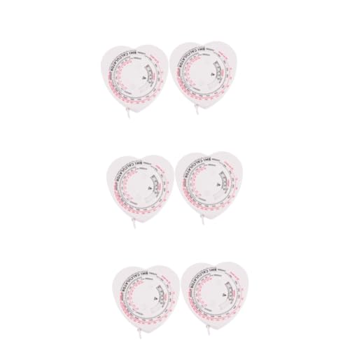 Règle corporelle BMI SHINEOFI outil compact en forme de cœur pour routine bien-être