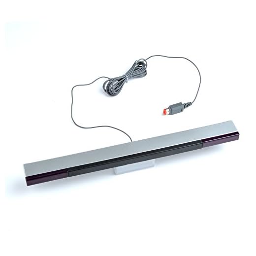 Neuftech Capteur Récepteur Sensor Bar filaire pour Nintendo Wii, pour Télévision