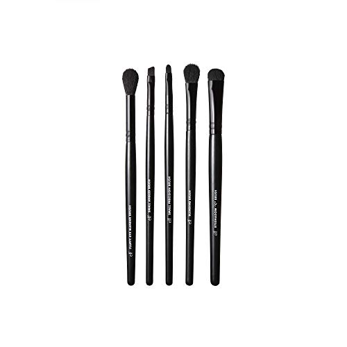 e.l.f. Smoky Eye Brush Kit, 5 Vegan Makeup Brushes, Flawlessly Blends Eyeshadow & Eyeliner