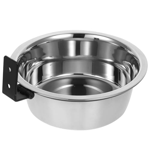 Abaodam Wall Mounted Dog Bowl Elevated Dog Bowl Adjustable Height Pet Food Dish Stainless Steel Pet Feeding Dish for Puppy Cat