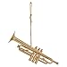 Brass 4.5 Gold Trumpet Musical Music Instrument Replica Ornament
