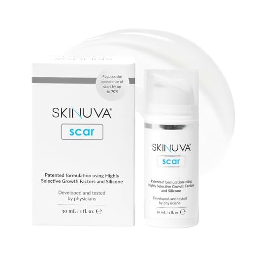 Skinuva® Next Generation Scar Cream - Advanced Scar Cream Formulated with Growth Factors (1 oz)