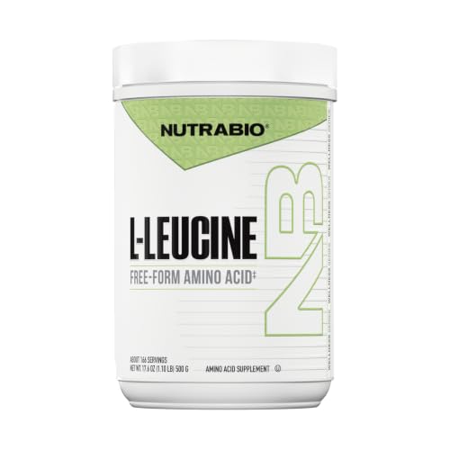 NutraBio Pure L-Leucine Powder