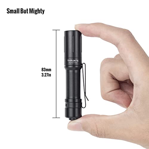 ThruNite EDC Flashlight Archer Mini, 405 Lumens Tail Switch LED Flashlight, USB C Rechargeable Little Pocket Penlight for Camping, Outdoor, and Emergency - Cool White - Image 5