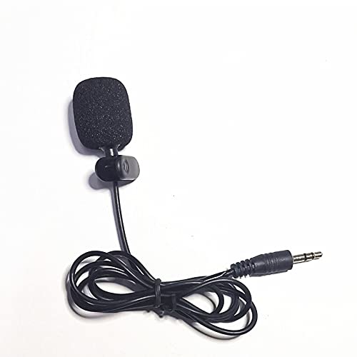 GNAUMORE Microphone de Lavalier,Micro Cravate,Micro Cravate pour Téléphone, Mini Micro Cravate,Omnidirectionnel Audio Enregistrement Microphone à Condensateur,Microphone Omnidirectionnel