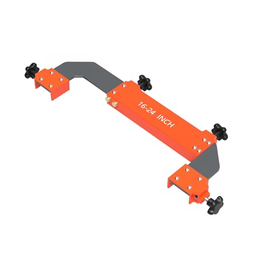16-24Inch Adjustable On-Center Framing Tool, Aluminum Alloy Framing Stud Layout Tool, Precision Wall Framing Tool for Frame Walls, Floors, Roofs or Ladder, with Clear Scale