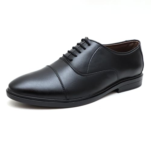 SHOOZ Faux Leather Men's Formal Shoes|Oxford Shoes|Office Shoes for Men (5 UK to 13 UK)