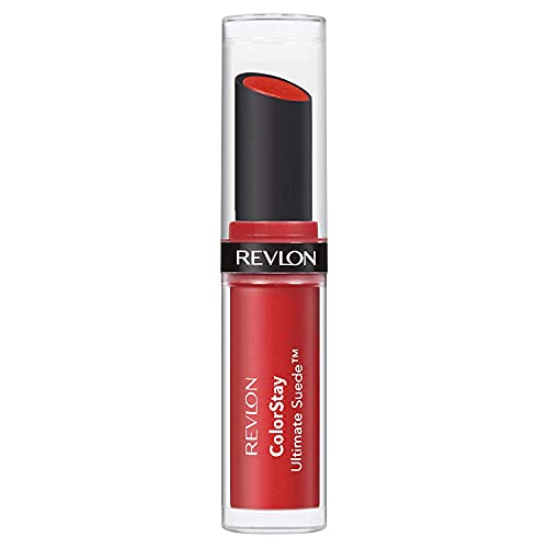 REVLON ColorStay Ultimate Suede Lipstick, Chic 093 - Moisturizing High Impact Color with Vitamin E, 0.09 Oz