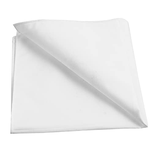 Ipetboom Men's Cotton Handkerchief Pocket Towel Simple Hankie for Suit Breathable Comfortable Hemmed Edges Cotton