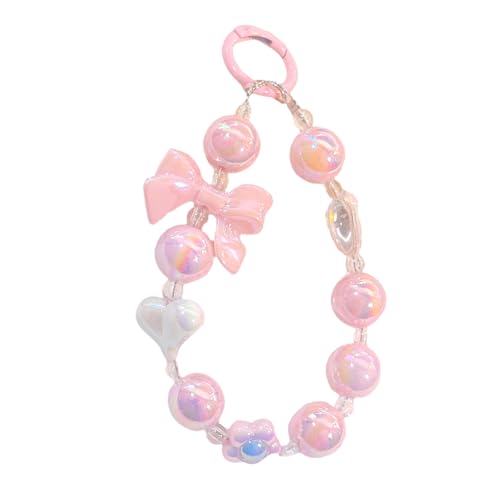 Cinta Telefono con Perline Multipurico Decorazione Mobile Trendsetting Cord del in Rilievo per Smartphone Day Travel Accessorio Personalizzato