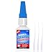 ALECPEA 20g Ceramic Glue - High-Strength Adhesive for Porcelain & Pottery Repair - Waterproof & Heat-Resistant Bond for Dishes, Tiles, Vases & Statues - Quick 15s Set with 3 Precision Tips