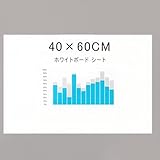 Tenfa ホワイトボード シート 大判 マグネット対応 軽量 黑板 書きやすくて消しやすい 自由に裁断 リモートワーク ・在宅勤務・会議室・学校・こどもよう対応 40*60cm