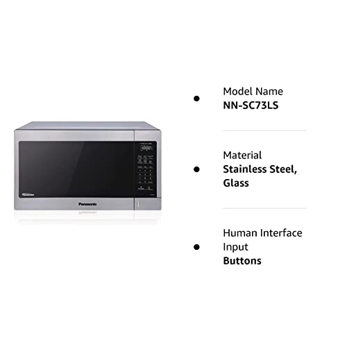 Panasonic NNSC73LS 1.6 cu ft 1200W Auto Defrost Unique Inverter