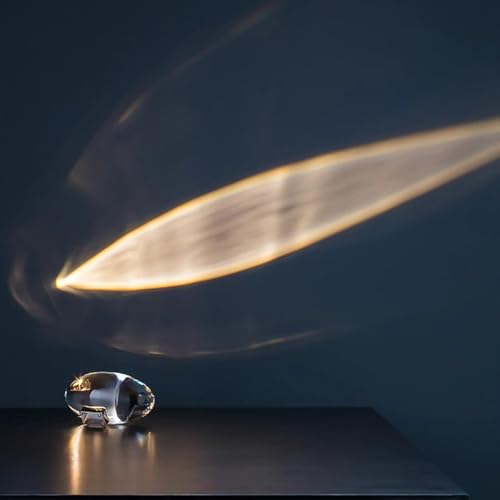 Image of Angel Eyes Projection Night Light, Colorful Crystal Lamp Sunset Table Lamp, Crystal Atmosphere Lamp, Tabletop Light Atmosphere Night Light for Party Home Decor Bedroom Living Room