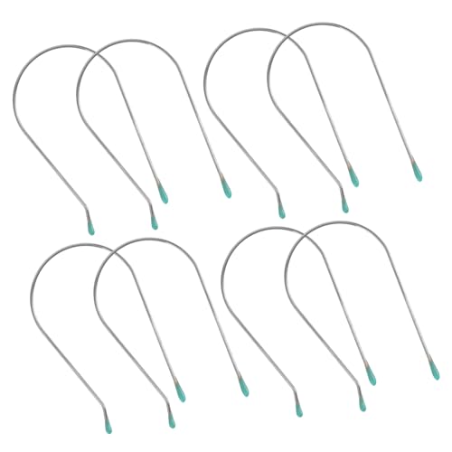 IWOWHERO Curling Iron Accessories Hot Roller Replacement Clips 8pcs Set U-shaped for Easy Perm