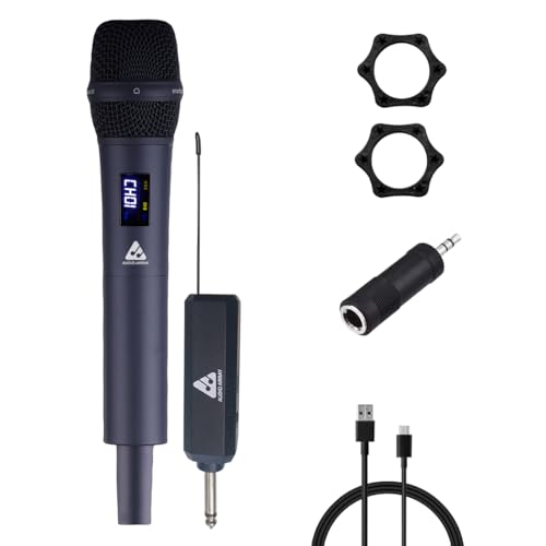 Audio Array AM-W33 UHF Metal Solo Wireless Microphone Set | 2000m...