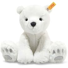 Steiff Lasse Polar Bear Plush Stuffed Animal Toy Friend, White, 11"