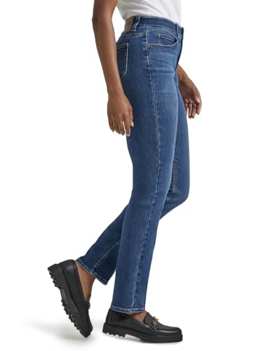 Lee Women's Petite Ultra Lux Comfort with Flex Motion Straight Leg Jean2