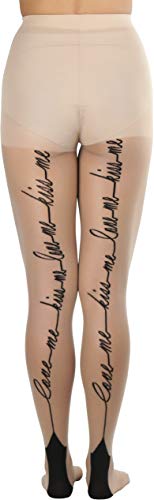 Image of ToBeInStyle Women's Classic Cuban Heel Contrast Backseam Sheers Pantyhose