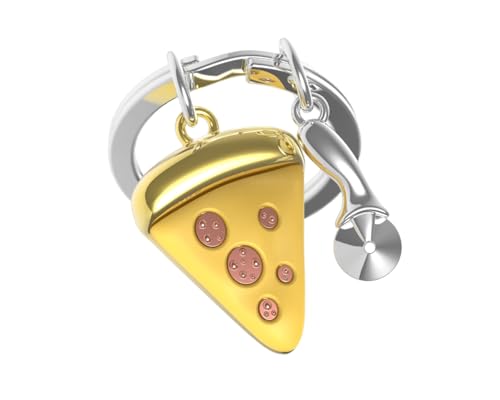 METALMORPHOSE - Porte-clés Pizza - Porte-clés Fun - Food &...