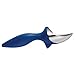 Tovolo Tilt Up Ice Cream Scoop, Ergonomically Balanced Handle, Chrome Plated, Dishwasher Safe, Stratus Blue