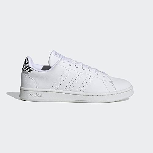 Image of adidas Womens Advantage Lace Up Sneakers Shoes Casual - White