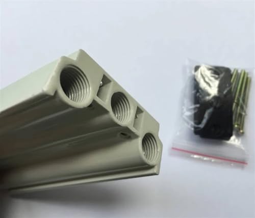 Base de vanne pilote pneumatique en aluminium à 4 stations - 3