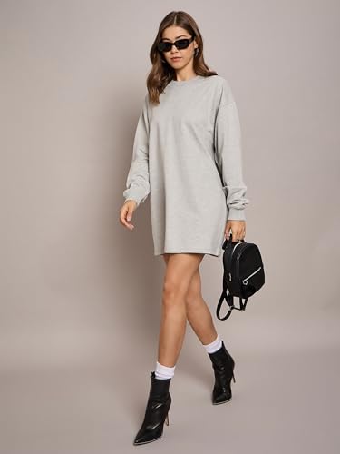 Image of Sassafras Women Oversized Sweat Dress