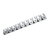Qualitätsgesichert Krähenfuß Schlüssel Set 10-tlg 3/8 Zoll / 0,95cm Durchmesser 10-22mm - 1 Packung