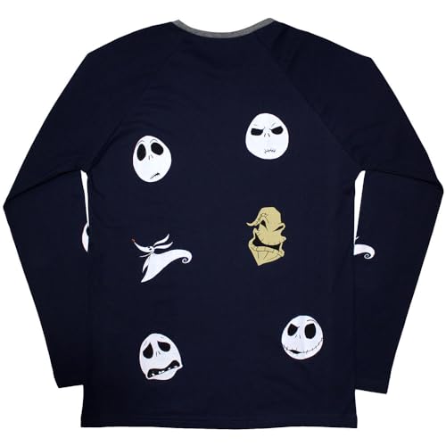 T-shirt Long L'Étrange Noël de Monsieur Jack vêtement manches longues imprimé Jack Skellington