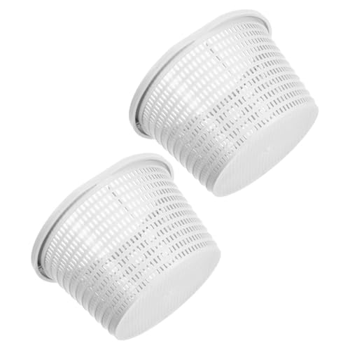 EPIGEIST 2 Piezas Cesta Filtro Skimmer Piscina Grande Plástico Duradero Alta Capacidad Compatible Serie 2 Repuesto para Mantenimiento Eficaz y Limpieza Óptima Piscinas Enterradas y