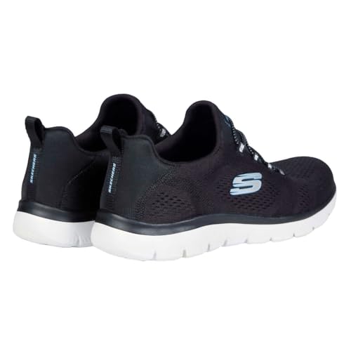 Skechers Ladies' Summit Slip-On Bungee Sneaker, Black, Size 6.5 M3