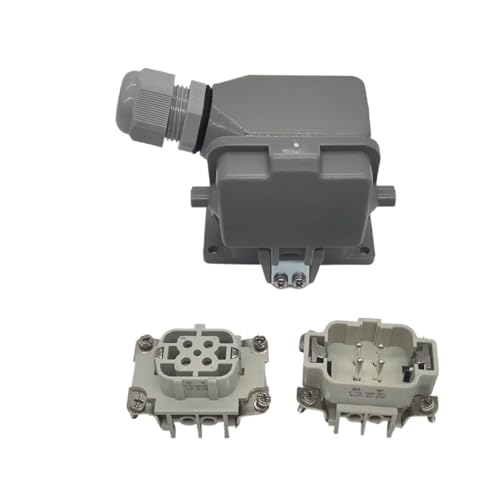 Conector rectangular HDC-HE-004 conector de alta resistencia ACJ3-16/4 para fuerza y control