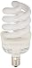 TCP CFL SpringLamp, 60W Equivalent, Soft White (2700K), Candelabra Base Spiral Light Bulb