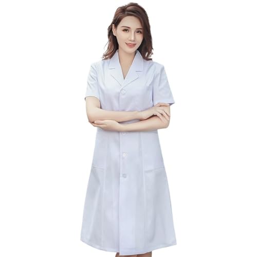 Uniforme de médecin Sanfly blouse médicale blanche manches courtes - 4