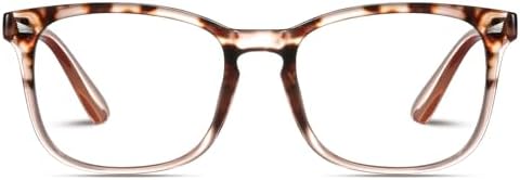 Jectieey Reading Glasses for Women Men - Blue Light Blocking UV Filter Readers, Anti Eyestrain Eyeglasses